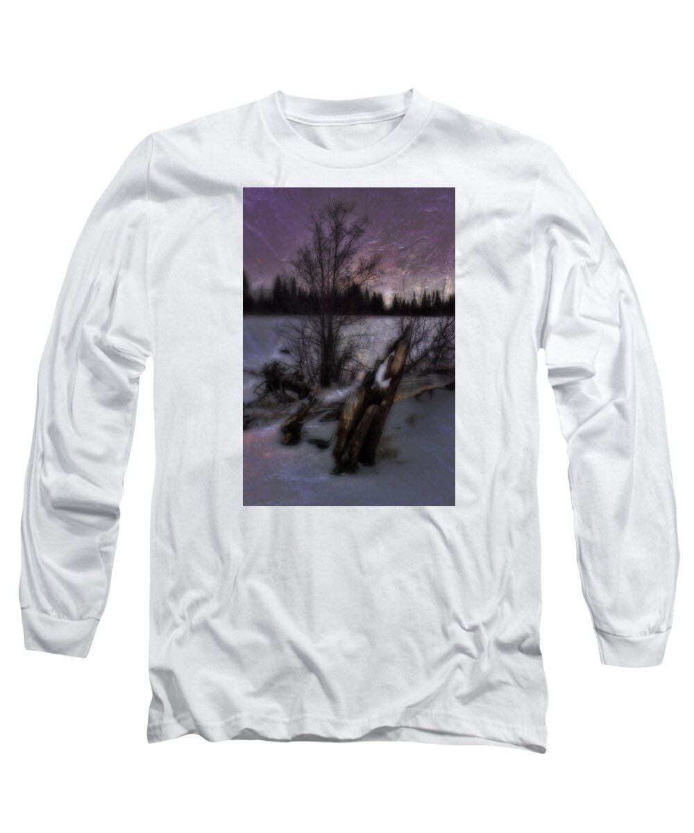 Ellen Heaverlo Long Sleeve T-Shirt featuring the photograph Sprague Lake Winter Dream by Ellen Heaverlo