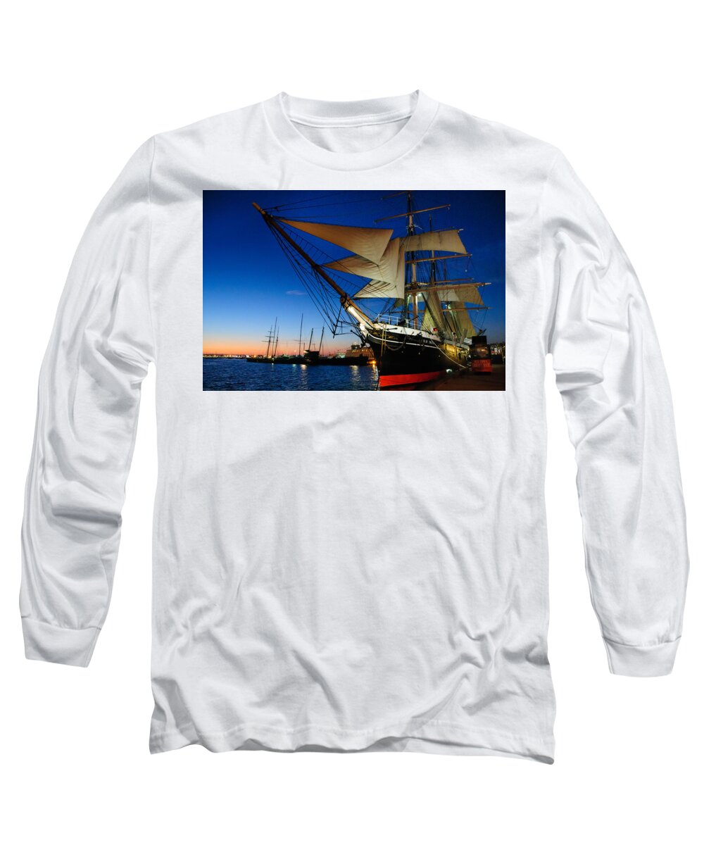 Star Of India Long Sleeve T-Shirt featuring the photograph Star of India, San Diego by Roberta Kayne