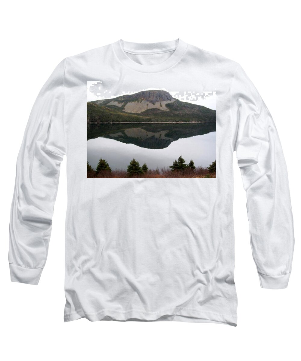 Sugarloaf Hill Long Sleeve T-Shirt featuring the photograph Sugarloaf Hill Reflections by Barbara A Griffin