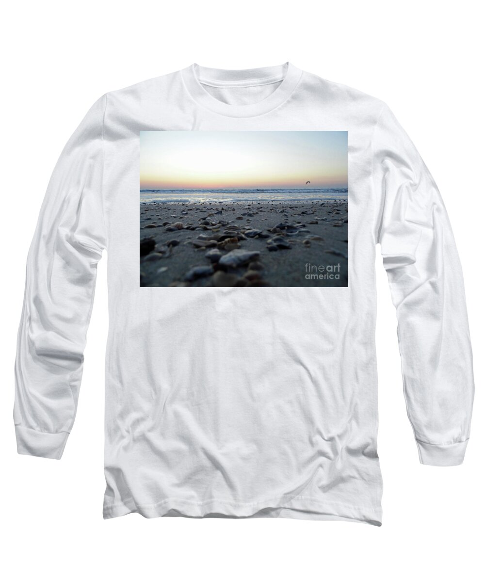 Sunrise Long Sleeve T-Shirt featuring the photograph Sunrise On The Beach by D Hackett
