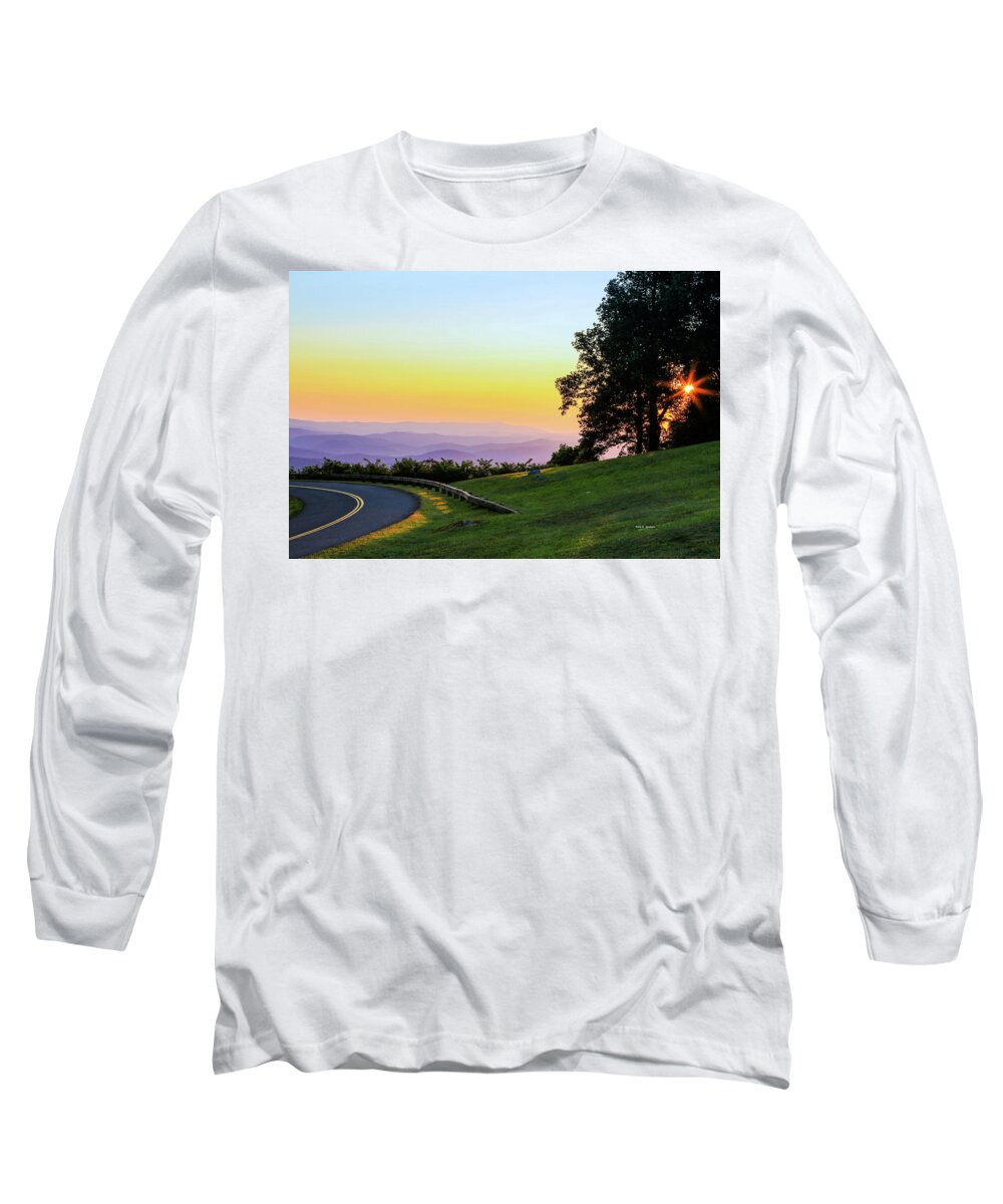 Sunrise Long Sleeve T-Shirt featuring the photograph Sunrise Waves by Dale R Carlson