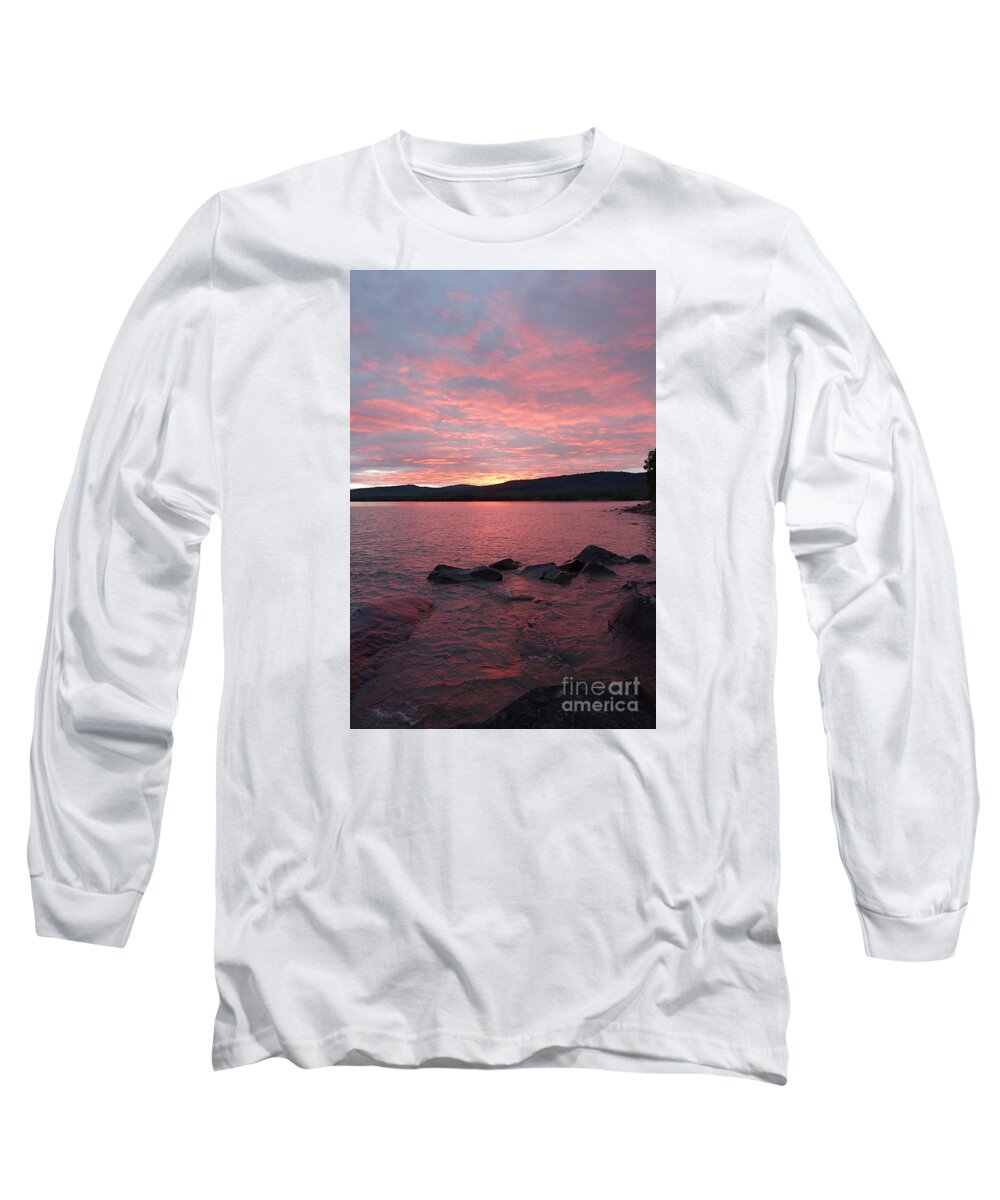 Lake Superior Long Sleeve T-Shirt featuring the photograph Superior Delight by Sandra Updyke