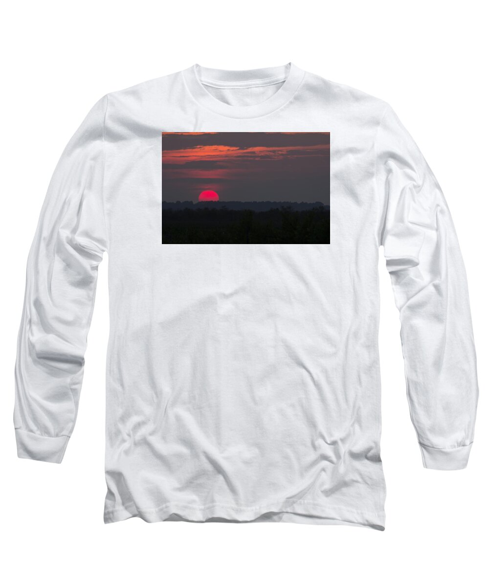 Hot Pink Long Sleeve T-Shirt featuring the photograph Surreal by Nancy Dinsmore