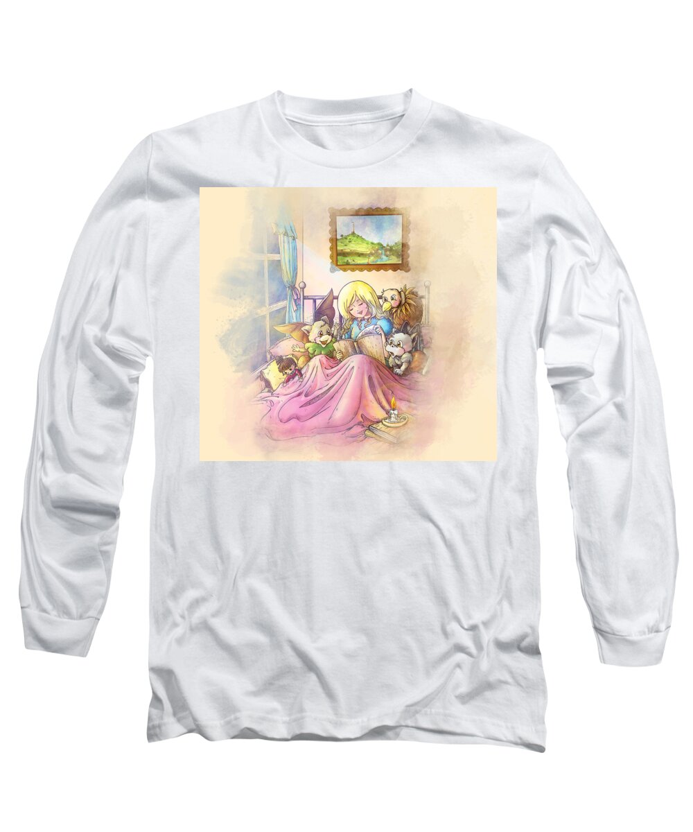 Pony Express Long Sleeve T-Shirt featuring the painting Sweet Dreams by Reynold Jay