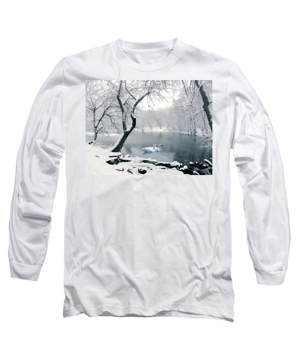 Winter Long Sleeve T-Shirt featuring the photograph Synchronicity by Jessica Jenney