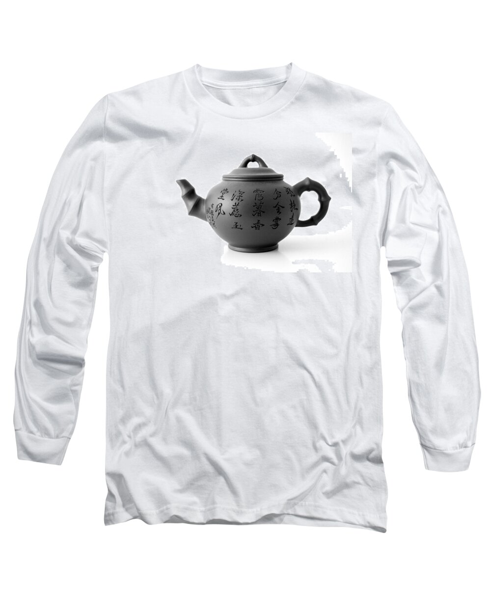 Teapot Long Sleeve T-Shirt featuring the photograph Teapot by Gina Dsgn