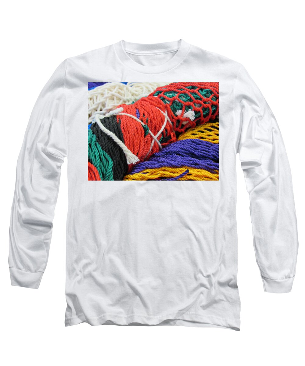 Hammock Long Sleeve T-Shirt featuring the digital art Texture #20 by Scott S Baker