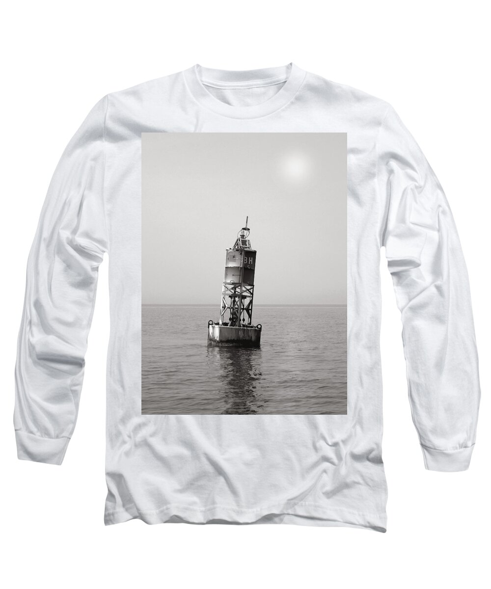 Bell Long Sleeve T-Shirt featuring the photograph The Bell Buoy by Charles Harden