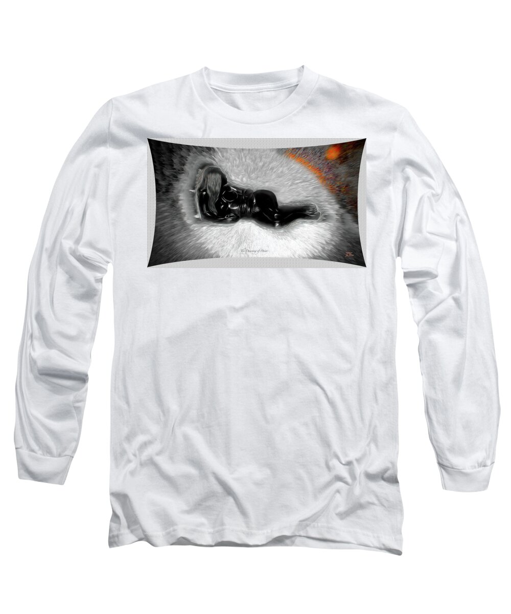 Nudes Long Sleeve T-Shirt featuring the digital art The Dawning of Desire by Joe Paradis