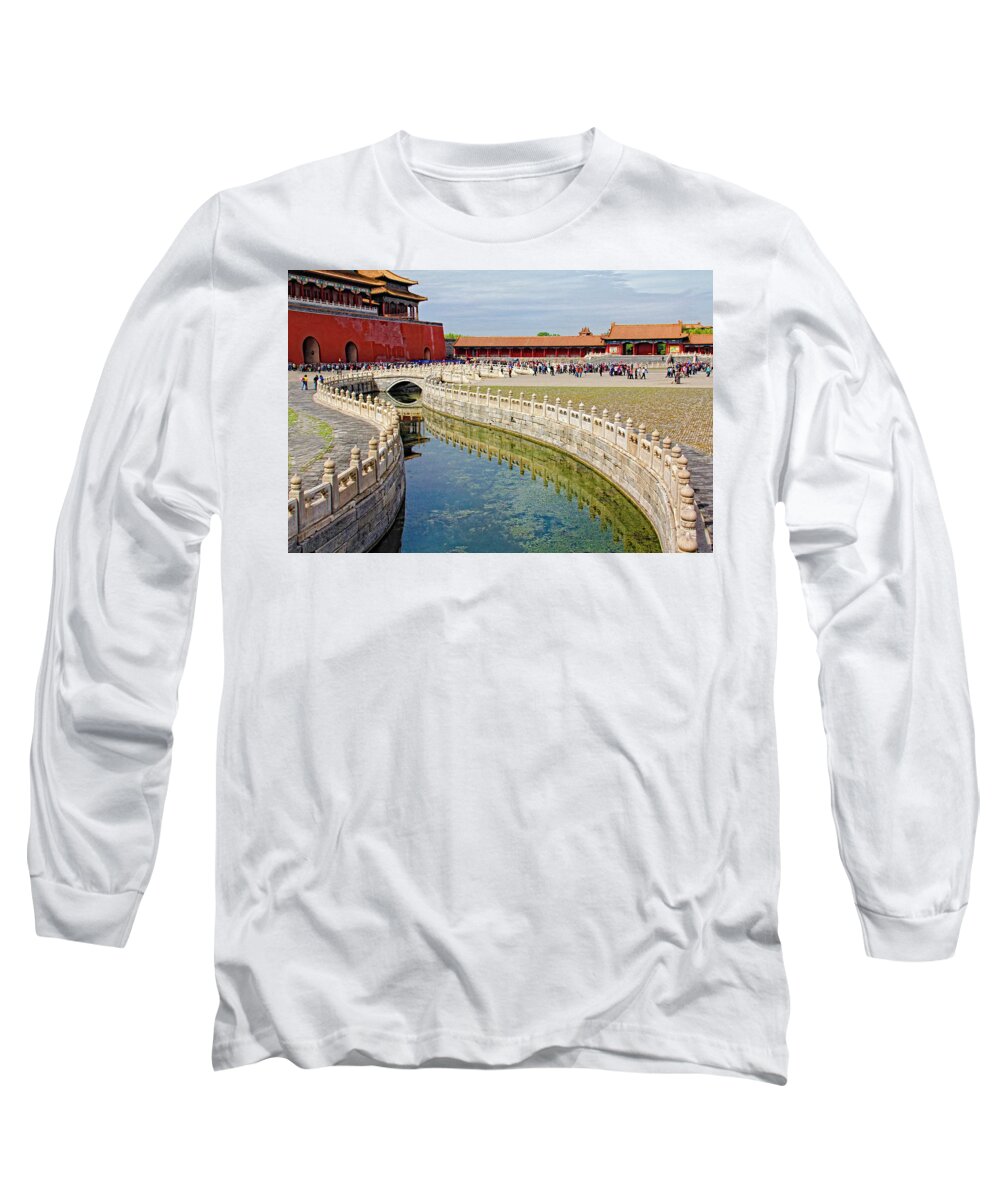 Beijing Long Sleeve T-Shirt featuring the photograph The Forbidden City by Marla Craven