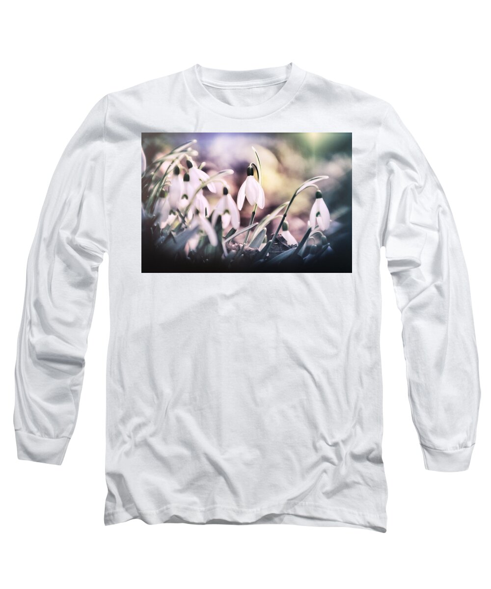 Snowdrop Long Sleeve T-Shirt featuring the photograph The Songs of spring by Jaroslav Buna