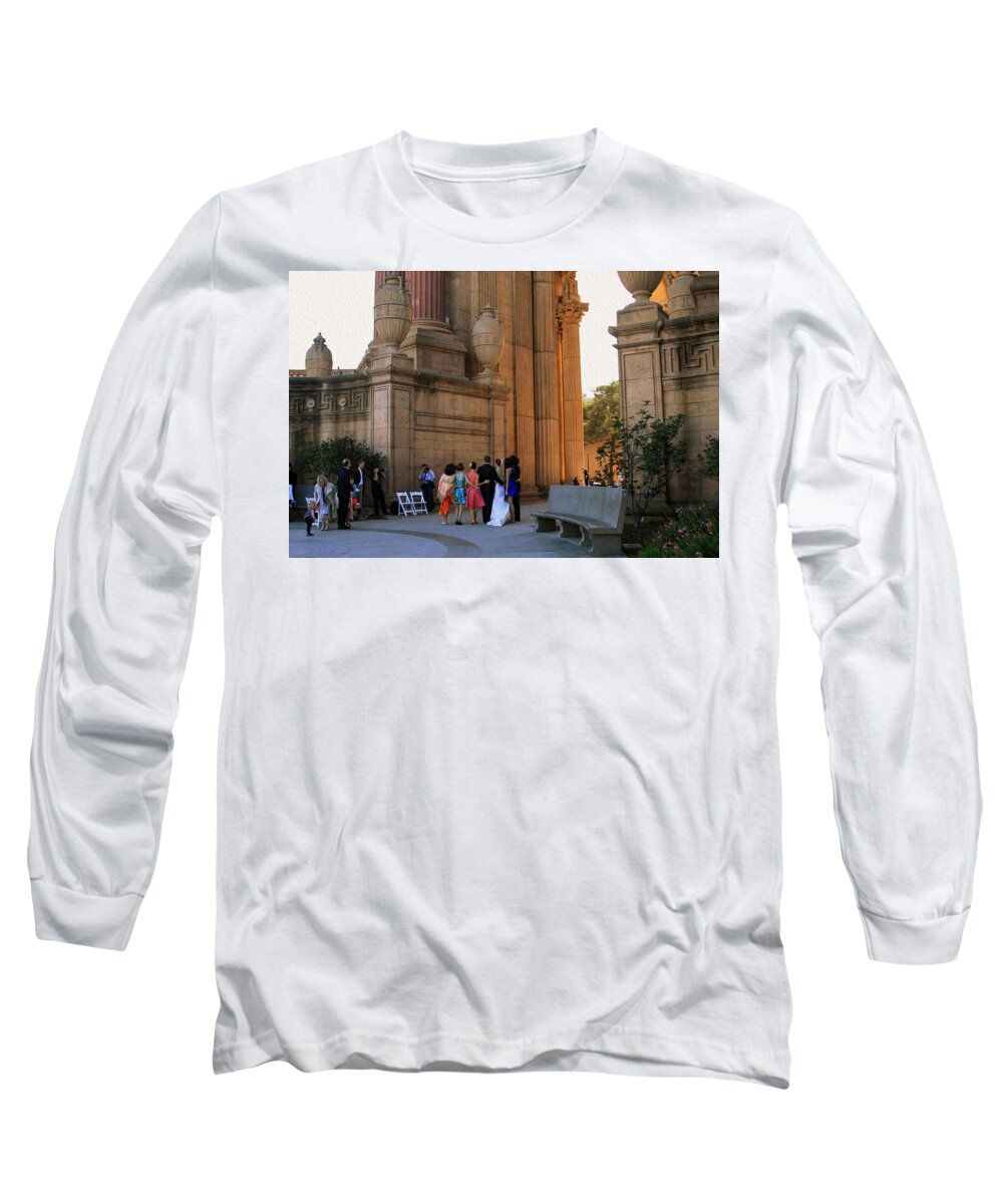 Bonnie Follett Long Sleeve T-Shirt featuring the photograph The Wedding Party by Bonnie Follett