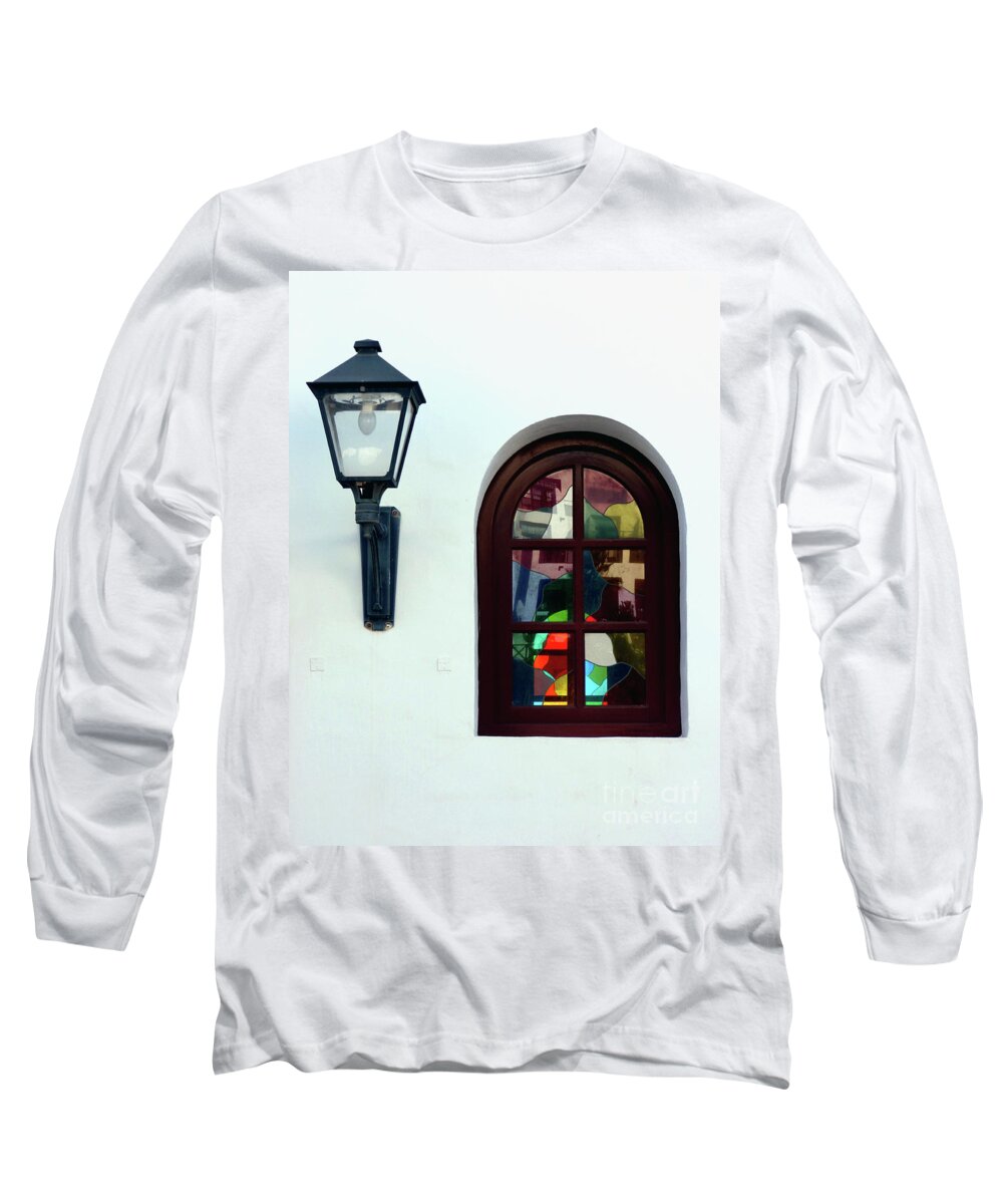 Window Long Sleeve T-Shirt featuring the photograph The Window and the Lantern by Lynn Bolt