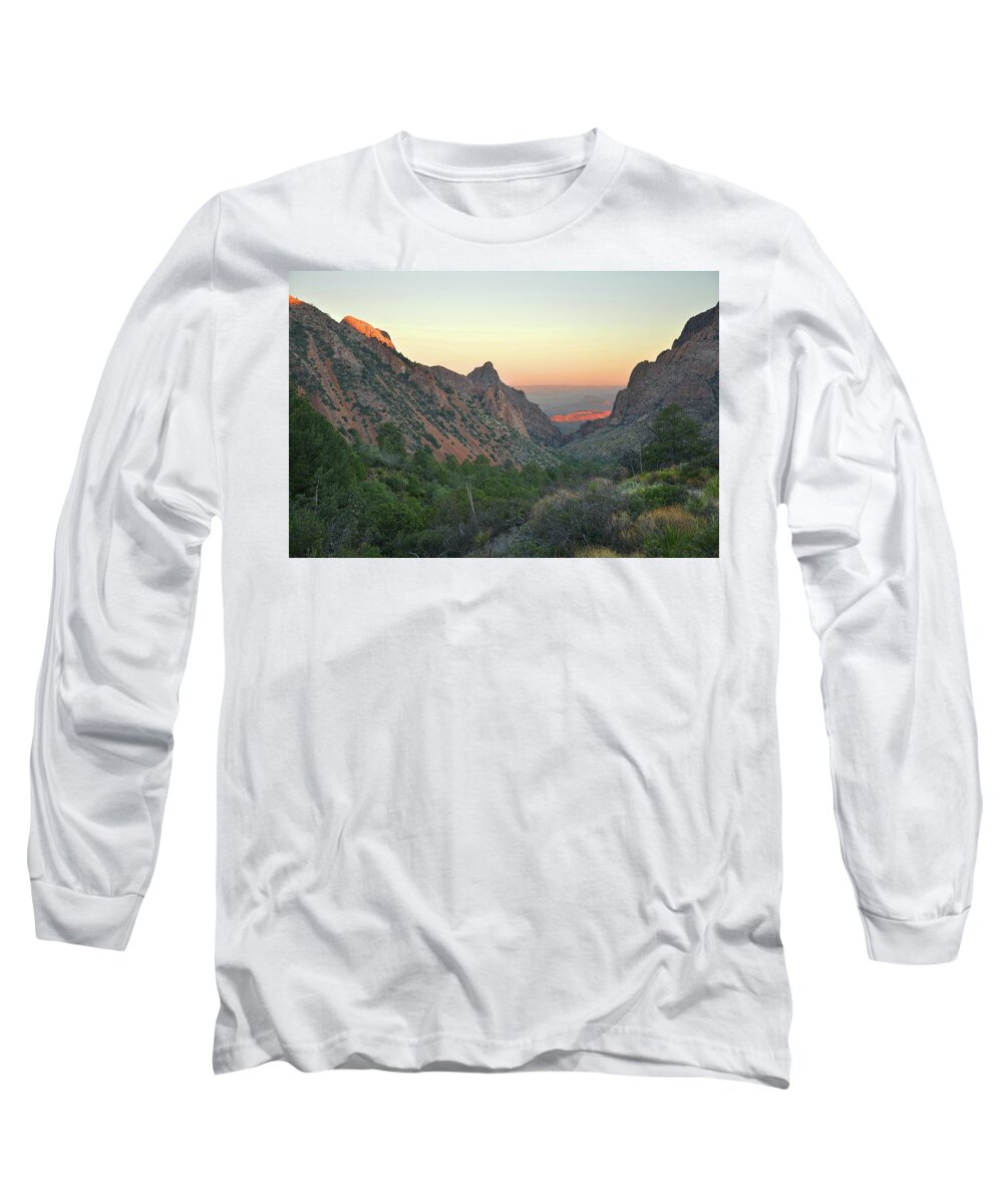 National Park Landscapes Long Sleeve T-Shirt featuring the photograph The Window from Pinnacles Trail by Alan Lenk