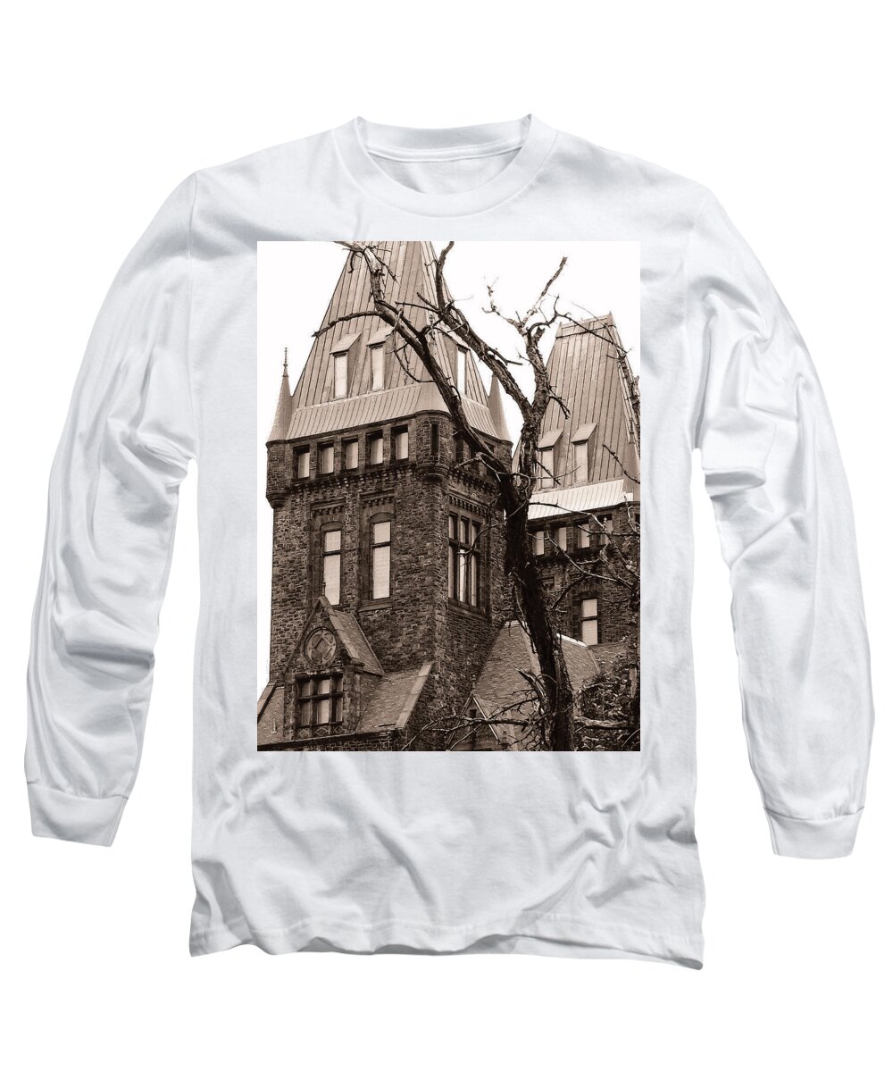Asylum Long Sleeve T-Shirt featuring the photograph Then The Dream Wakes Me by Char Szabo-Perricelli