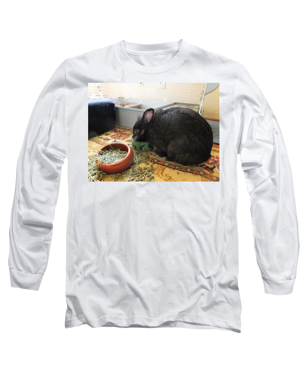 Rabbit Long Sleeve T-Shirt featuring the photograph This Is Good Water by Denise F Fulmer