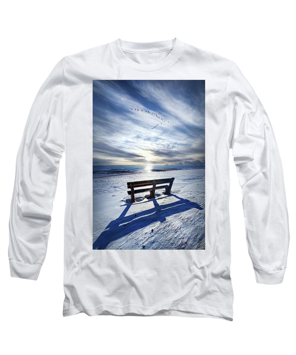 Clouds Long Sleeve T-Shirt featuring the photograph Those Seconds Before by Phil Koch