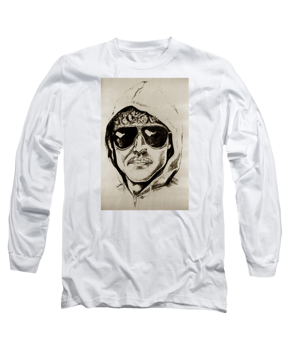 kaste støv i øjnene appel fælde Unabomber Ted Kaczynski Police Sketch 2 Long Sleeve T-Shirt by Tony Rubino  - Pixels