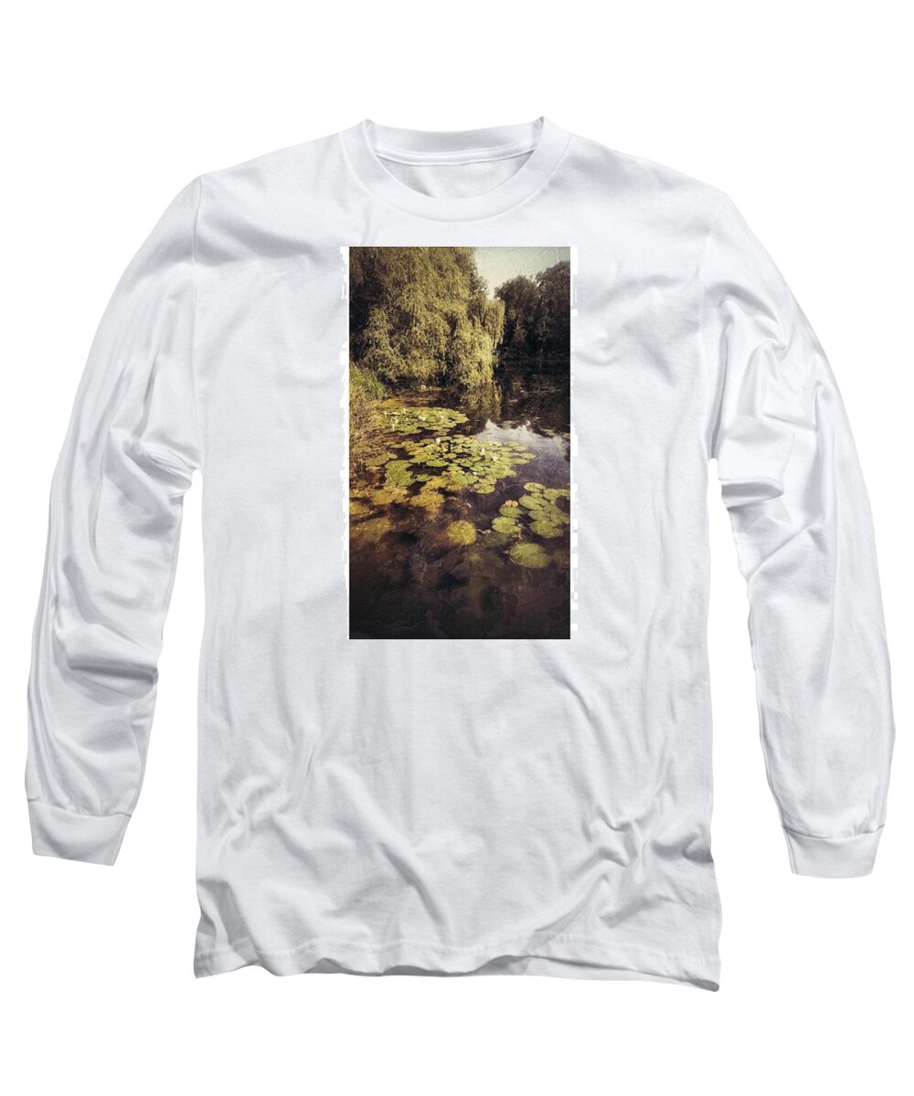 Lumia1520 Long Sleeve T-Shirt featuring the photograph #unterwegs #nordhausen #nokia by Mandy Tabatt