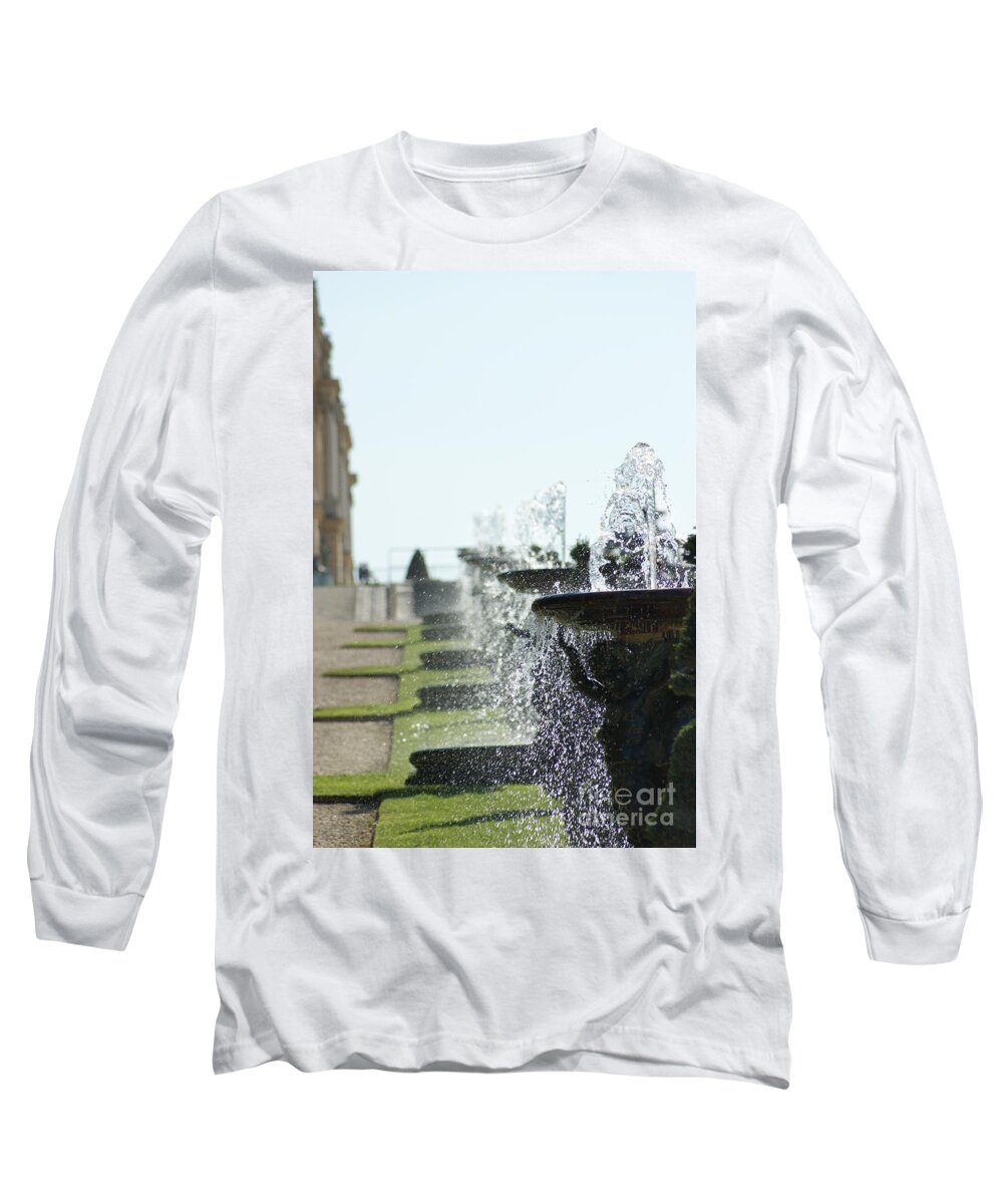 Versailles Long Sleeve T-Shirt featuring the photograph Versailles fountains by Christine Jepsen
