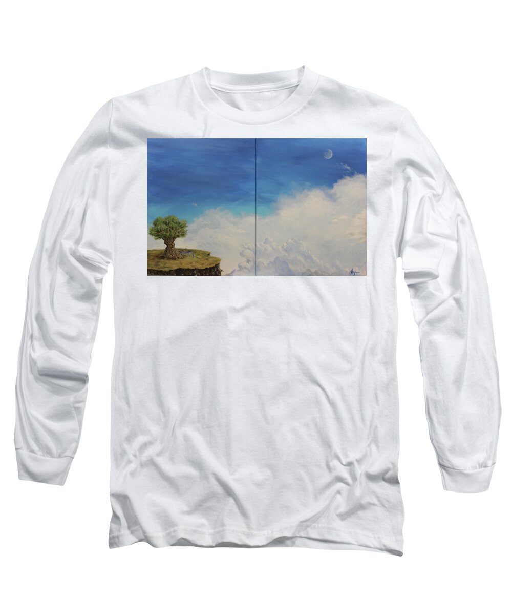 War Long Sleeve T-Shirt featuring the painting War and Peace by James Andrews