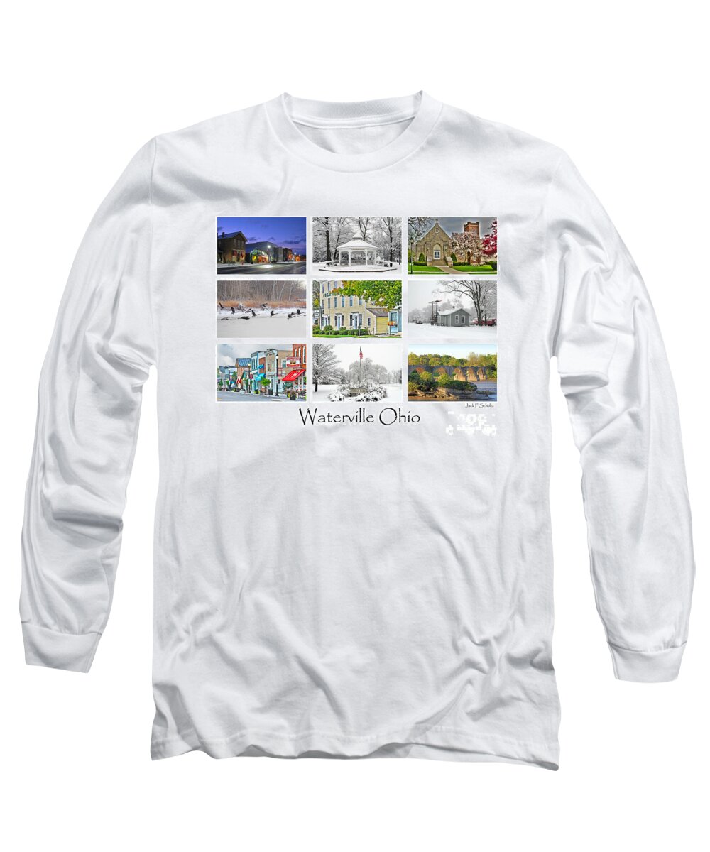 Waterviile Ohio Collection Long Sleeve T-Shirt featuring the photograph Waterville Ohio by Jack Schultz