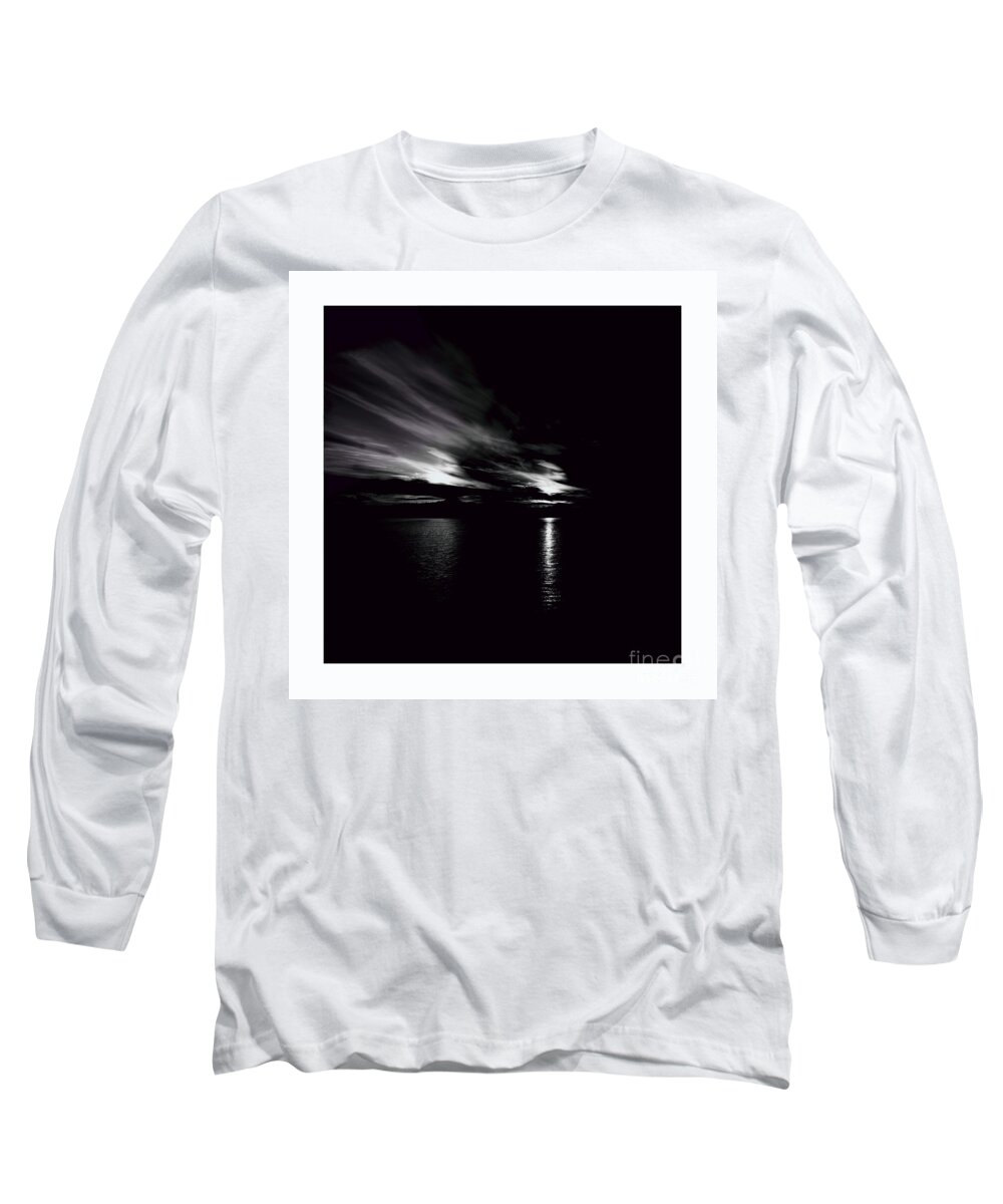 Night Sky Long Sleeve T-Shirt featuring the photograph Welcome Beach Night Sky by Elaine Hunter