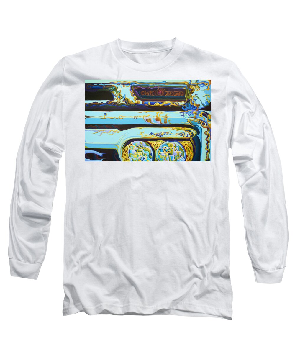 Woo Hoo Long Sleeve T-Shirt featuring the painting WooHooxidaisical Corrustination by Amy Ferrari