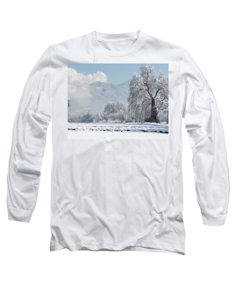  Long Sleeve T-Shirt featuring the photograph The Snow Story #1 by Jacob