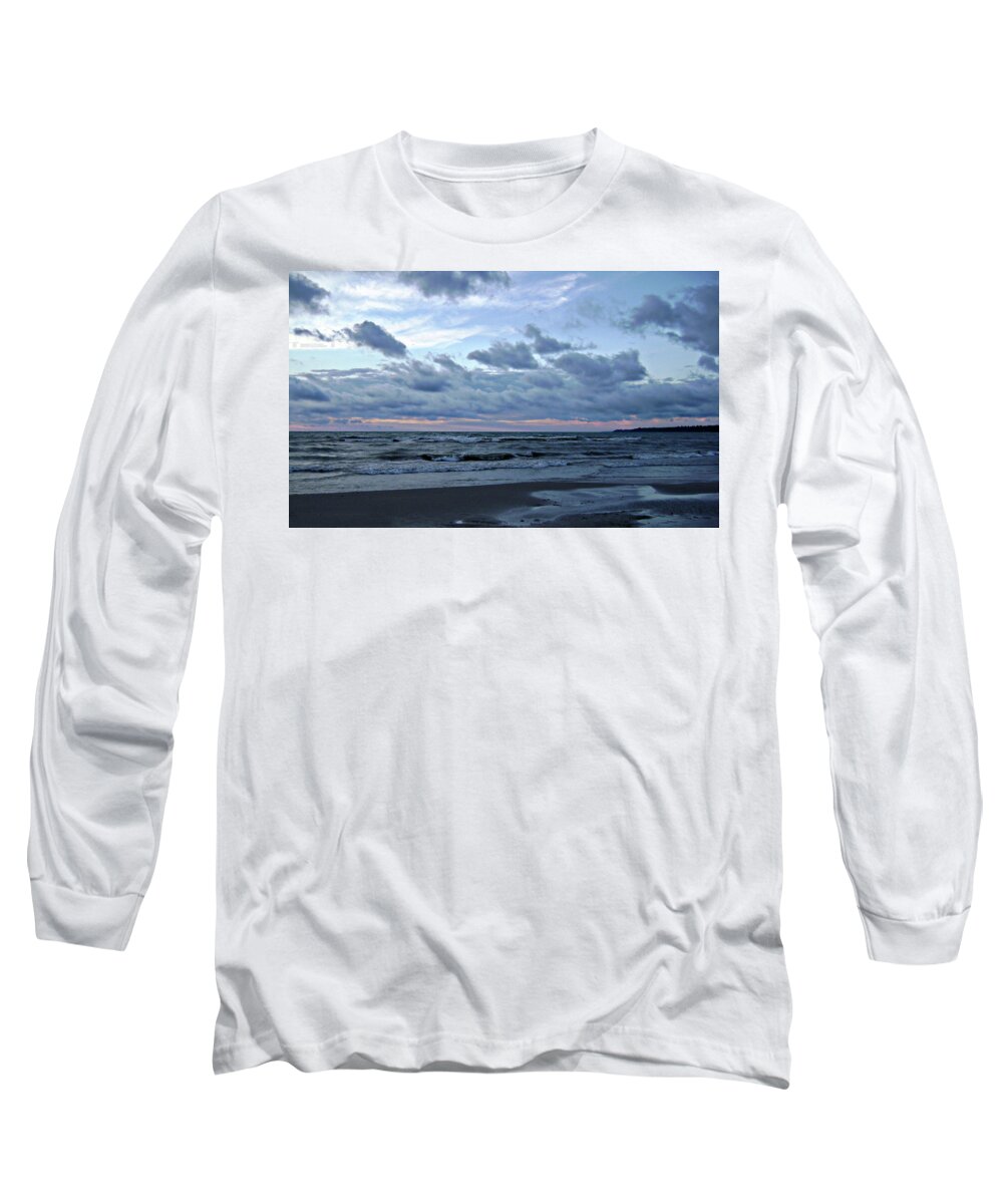 All Beached Up Long Sleeve T-Shirt featuring the photograph All Beached Up #2 by Cyryn Fyrcyd