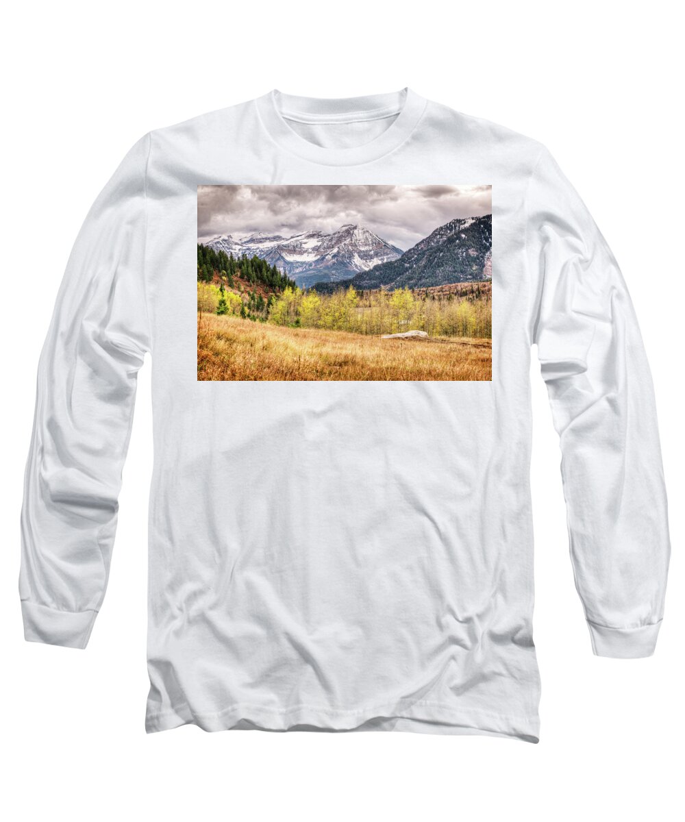 American Fork Canyon Long Sleeve T-Shirt featuring the photograph American Fork Canyon #1 by Brett Engle
