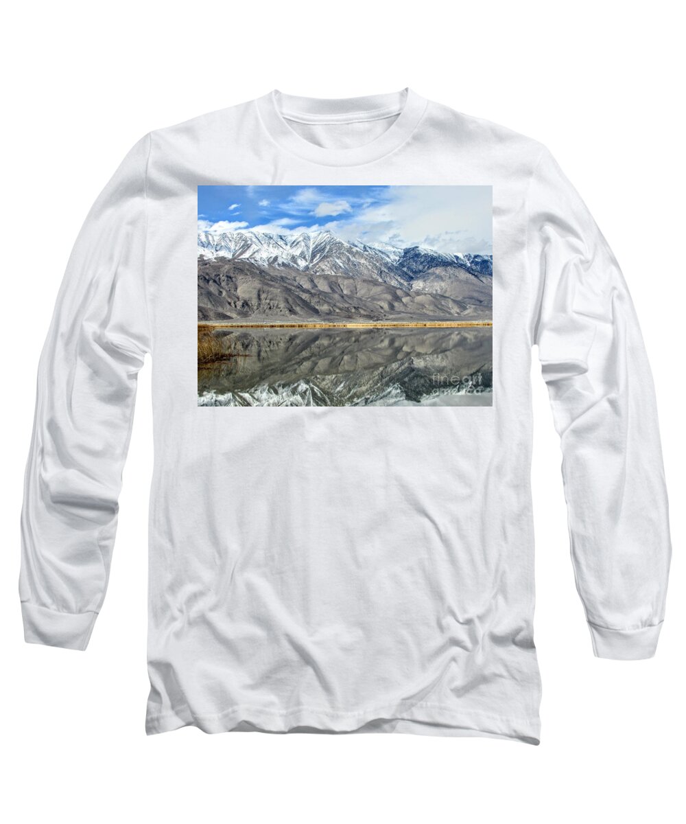 Sky Long Sleeve T-Shirt featuring the photograph Mirrored Images #3 by Marilyn Diaz