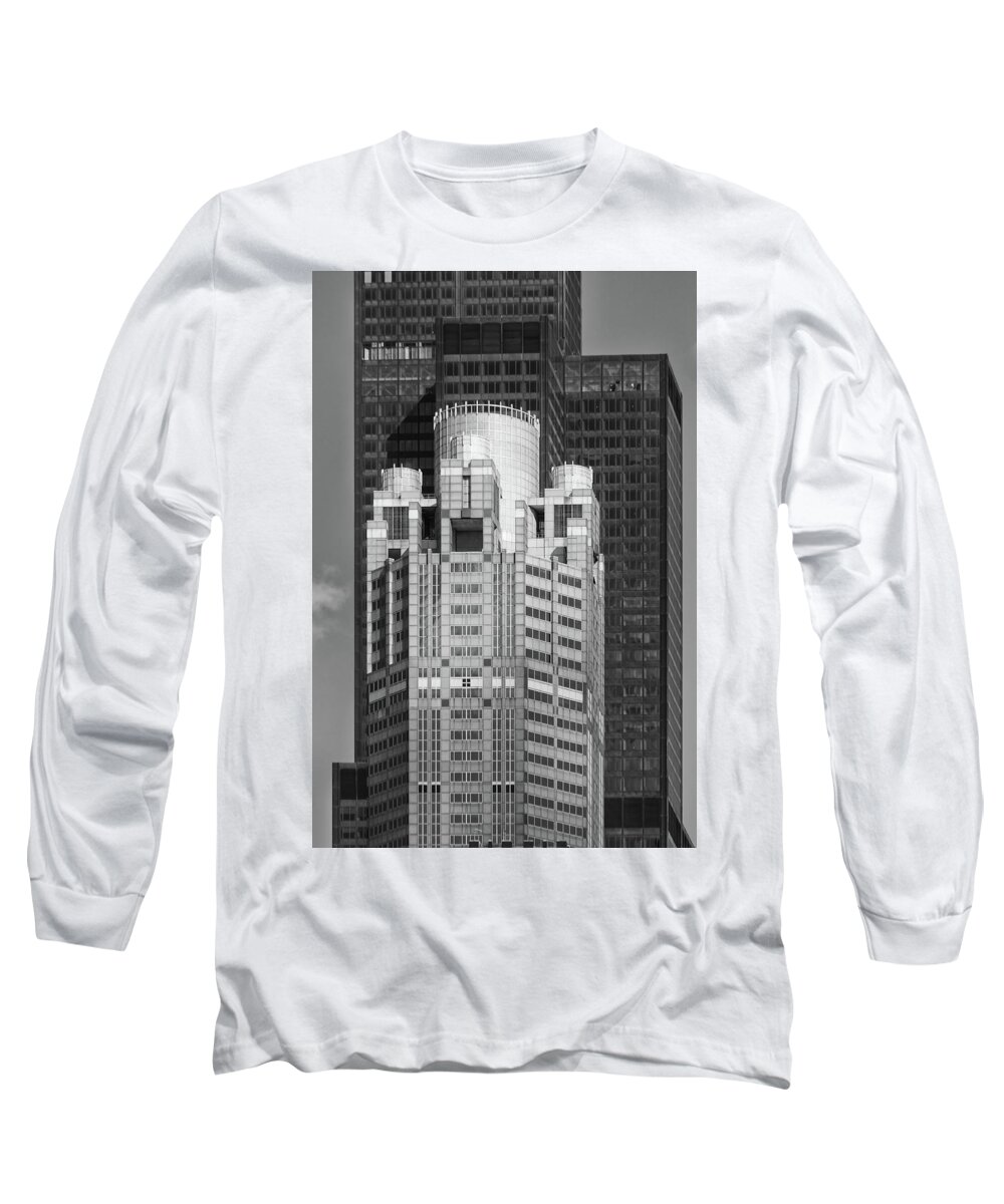 311 South Wacker Long Sleeve T-Shirt featuring the photograph 311 South Wacker Chicago by Lauri Novak