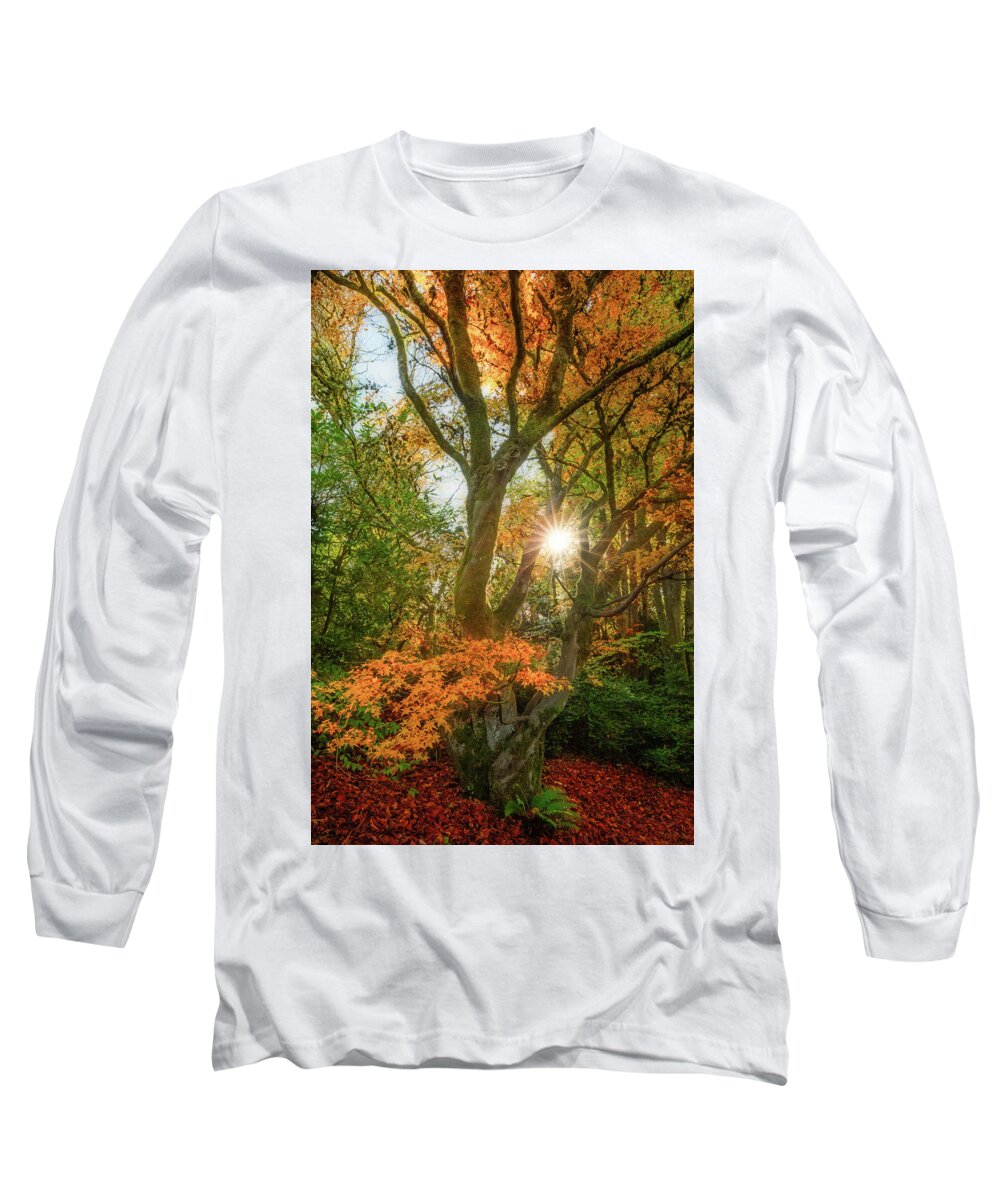 Judi Kubes Long Sleeve T-Shirt featuring the photograph Autumn Star by Judi Kubes