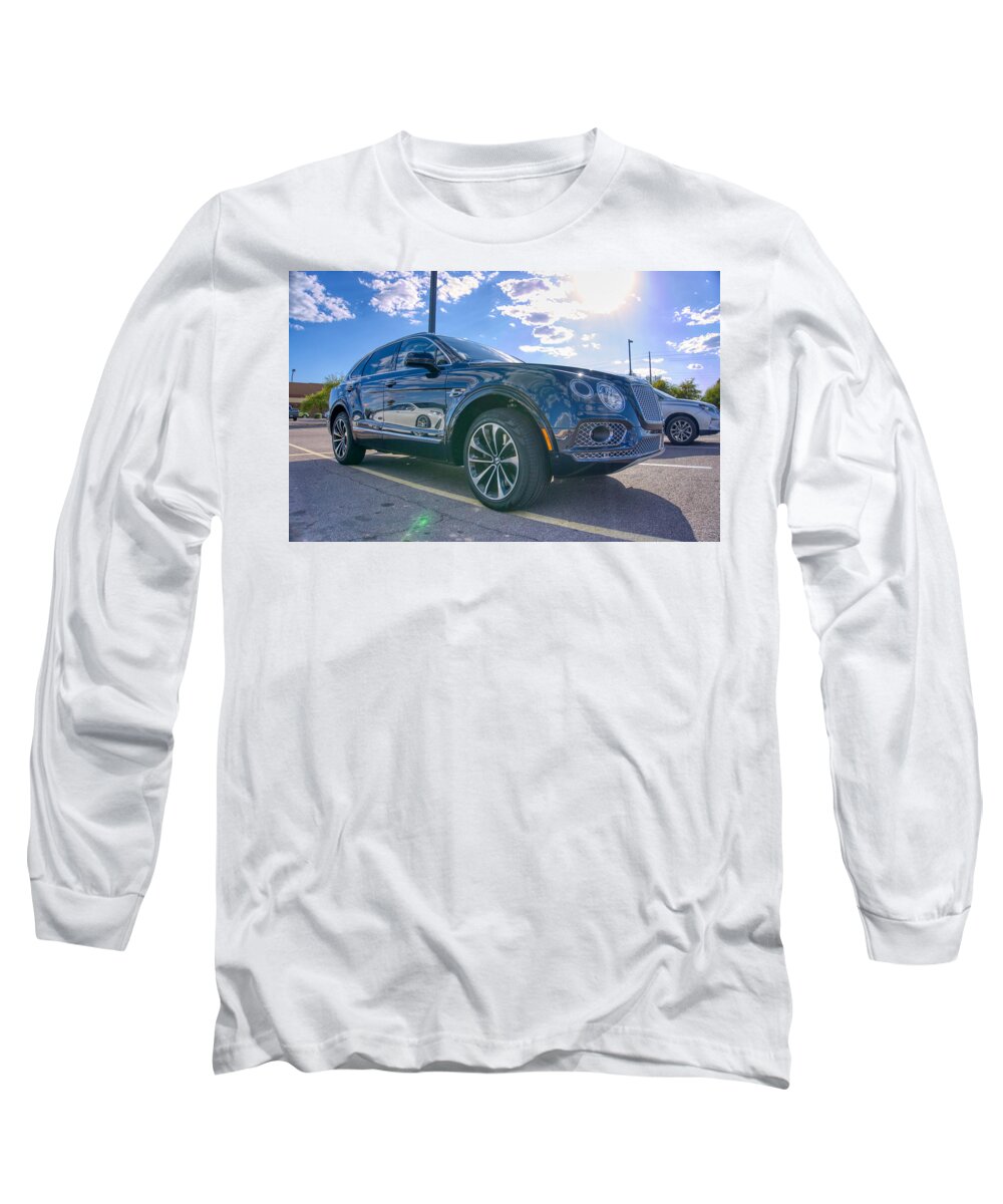 Bentley Long Sleeve T-Shirt featuring the photograph Bentley Bentayga by Anthony Giammarino