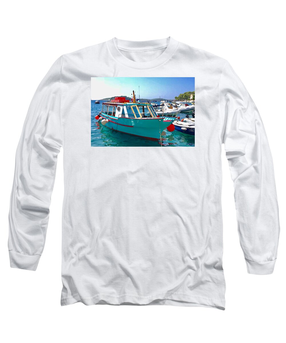 Sea Long Sleeve T-Shirt featuring the photograph Excursion by Tom Johnson