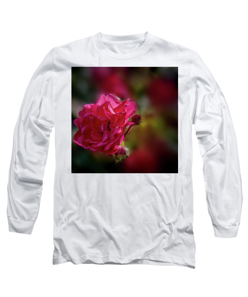 Fading Memories Long Sleeve T-Shirt featuring the mixed media Fading memories #j1 by Leif Sohlman