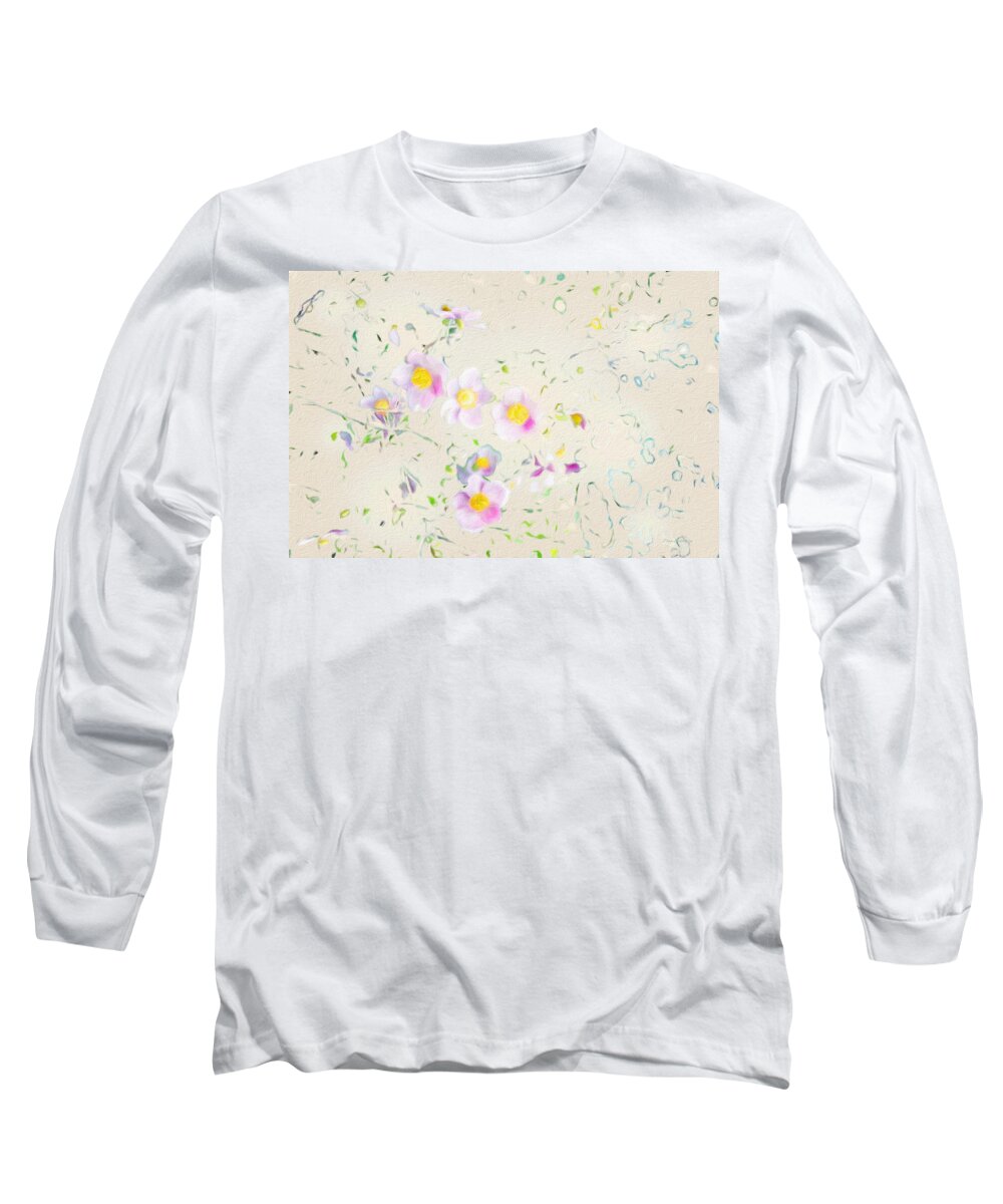 Flowers Long Sleeve T-Shirt featuring the photograph Grasmere Flowers by Diane Lindon Coy