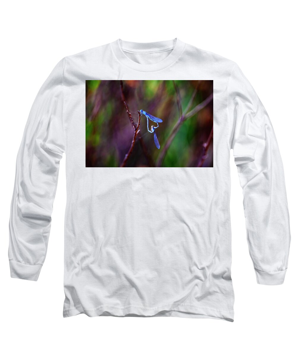 Dragonfly Long Sleeve T-Shirt featuring the photograph Heart of Dragonfly by Anthony Jones