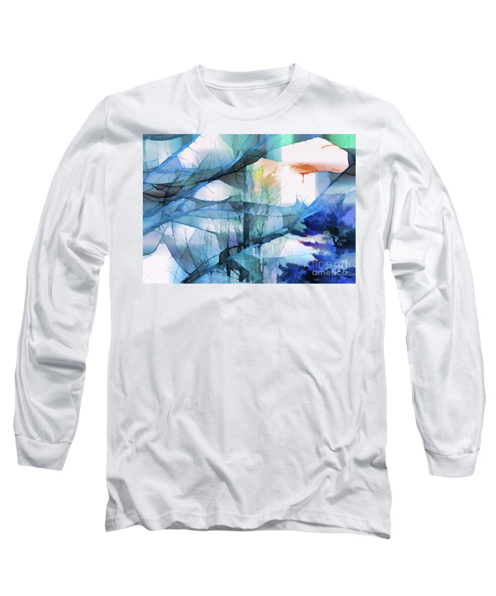 Abstract Long Sleeve T-Shirt featuring the photograph Into The Mystic by Robyn King
