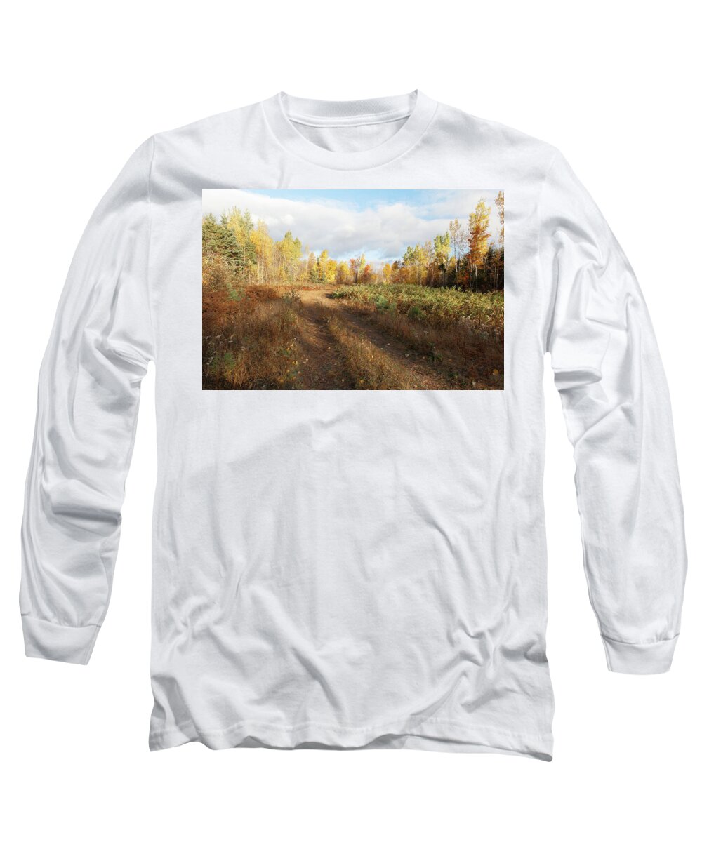 Fall Long Sleeve T-Shirt featuring the photograph Maine Wilderness Color by Rick Hartigan