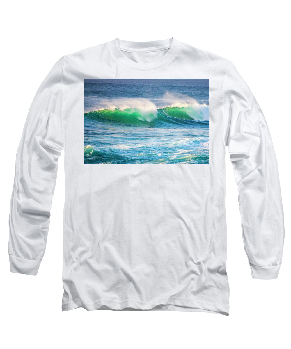 Ocean Long Sleeve T-Shirt featuring the photograph Ocean Mist by Anthony Jones