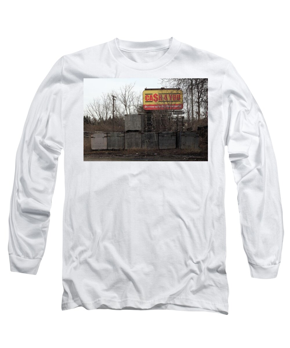 Industrial Long Sleeve T-Shirt featuring the photograph Opportunity by Kreddible Trout