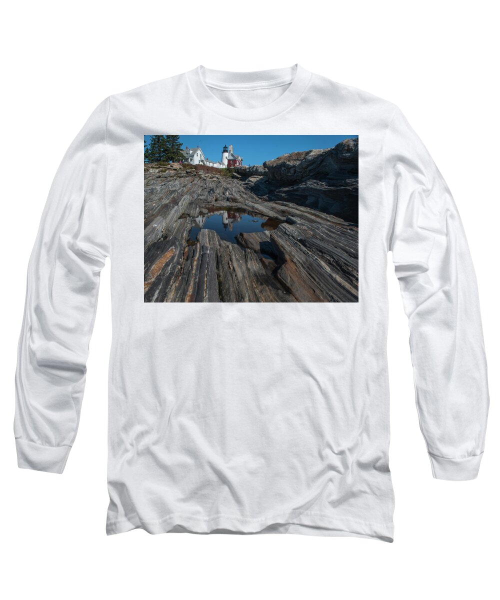 Pemaquid Long Sleeve T-Shirt featuring the photograph Pemaquid Lighthouse by Rick Hartigan