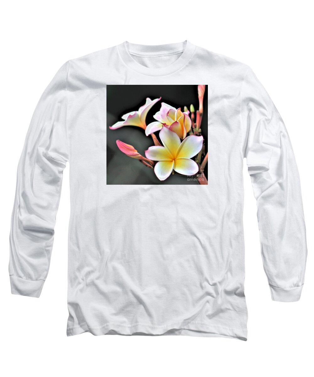 Plumeria Long Sleeve T-Shirt featuring the photograph Plumeria by FD Graham