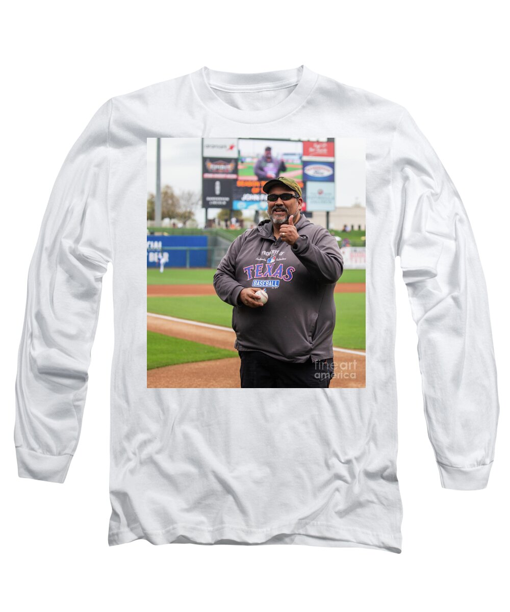 Baseball Long Sleeve T-Shirt featuring the photograph Season Ticket Holder by Randy Jackson