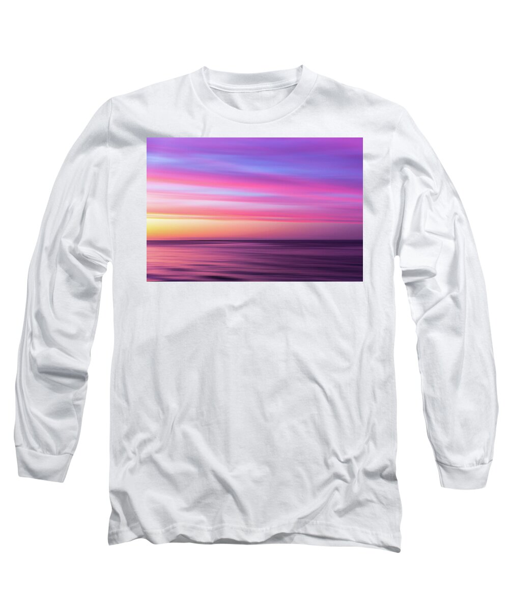 Sunset Long Sleeve T-Shirt featuring the photograph September Sunset by Ann-Marie Rollo