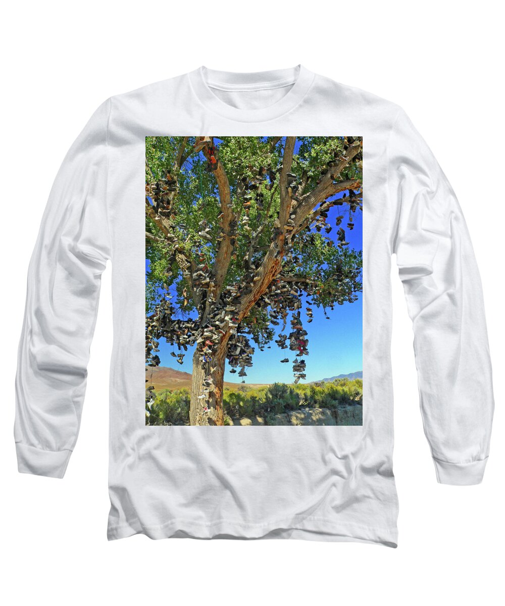 Trees Long Sleeve T-Shirt featuring the photograph The Shoe Tree by David Bailey