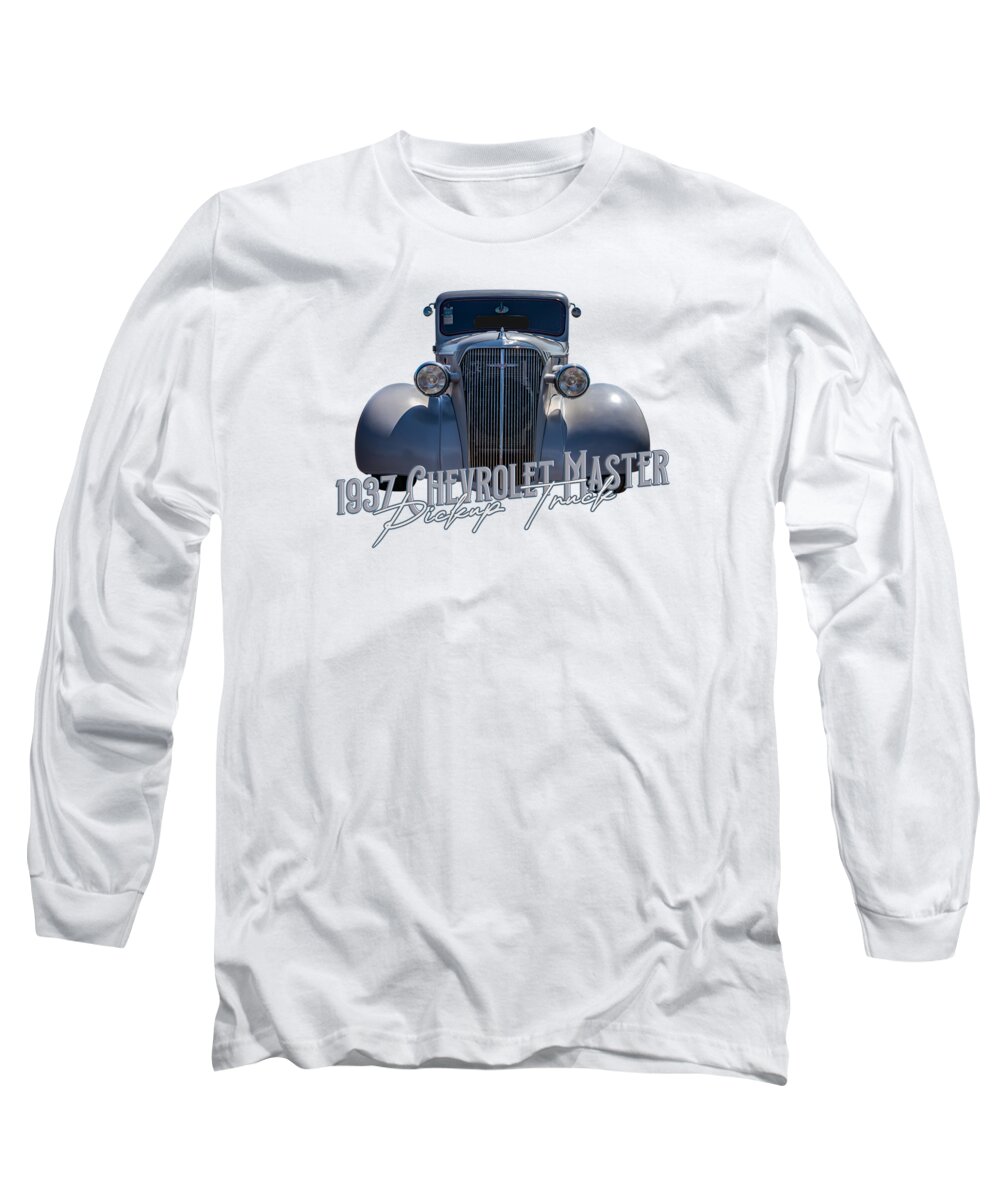 1937 Long Sleeve T-Shirt featuring the photograph 1937 Chevrolet Master Pickup Truck by Gestalt Imagery