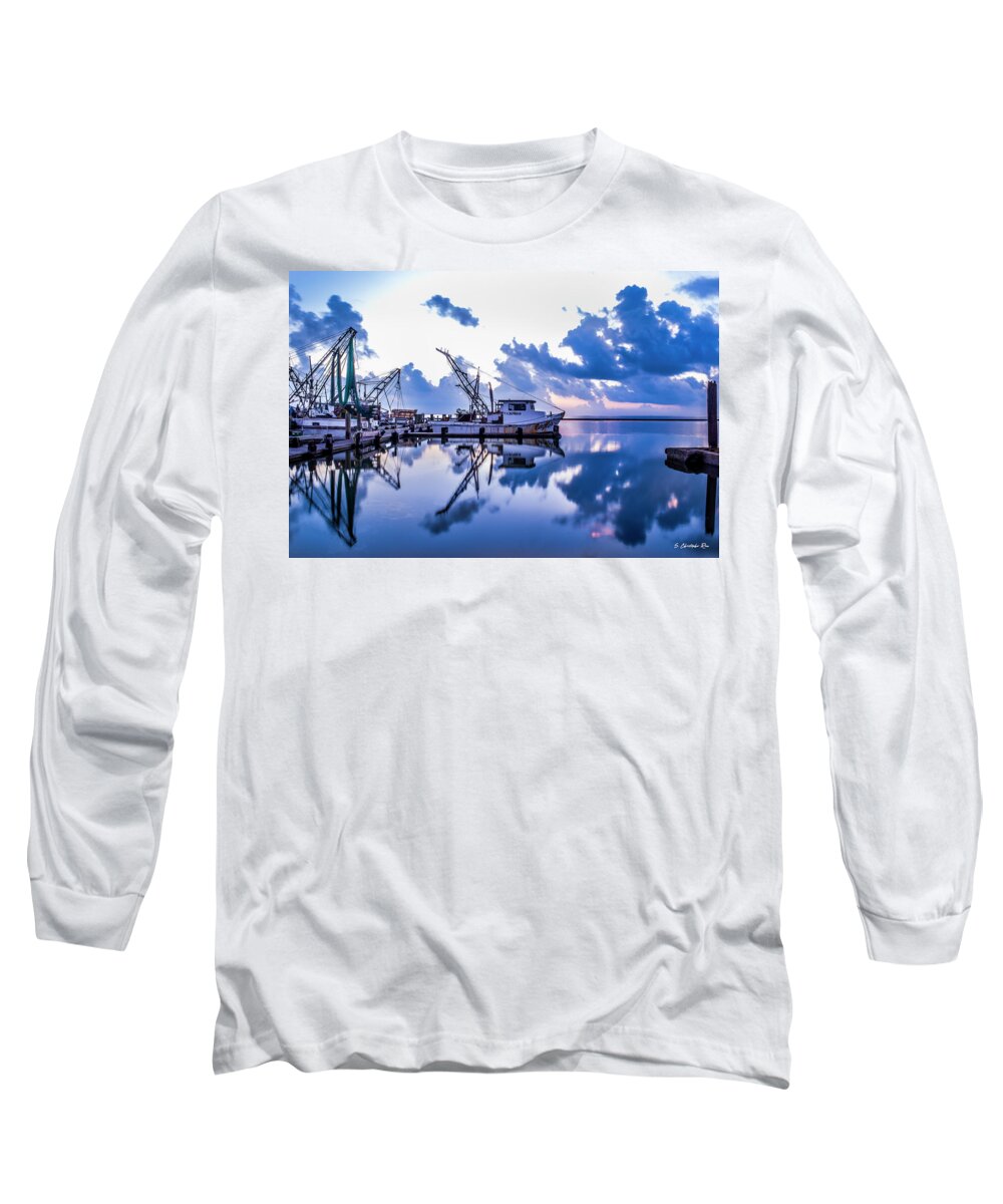 Blue Long Sleeve T-Shirt featuring the photograph The Blues by Christopher Rice